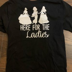Disney Princess Here for Ladies Shirt